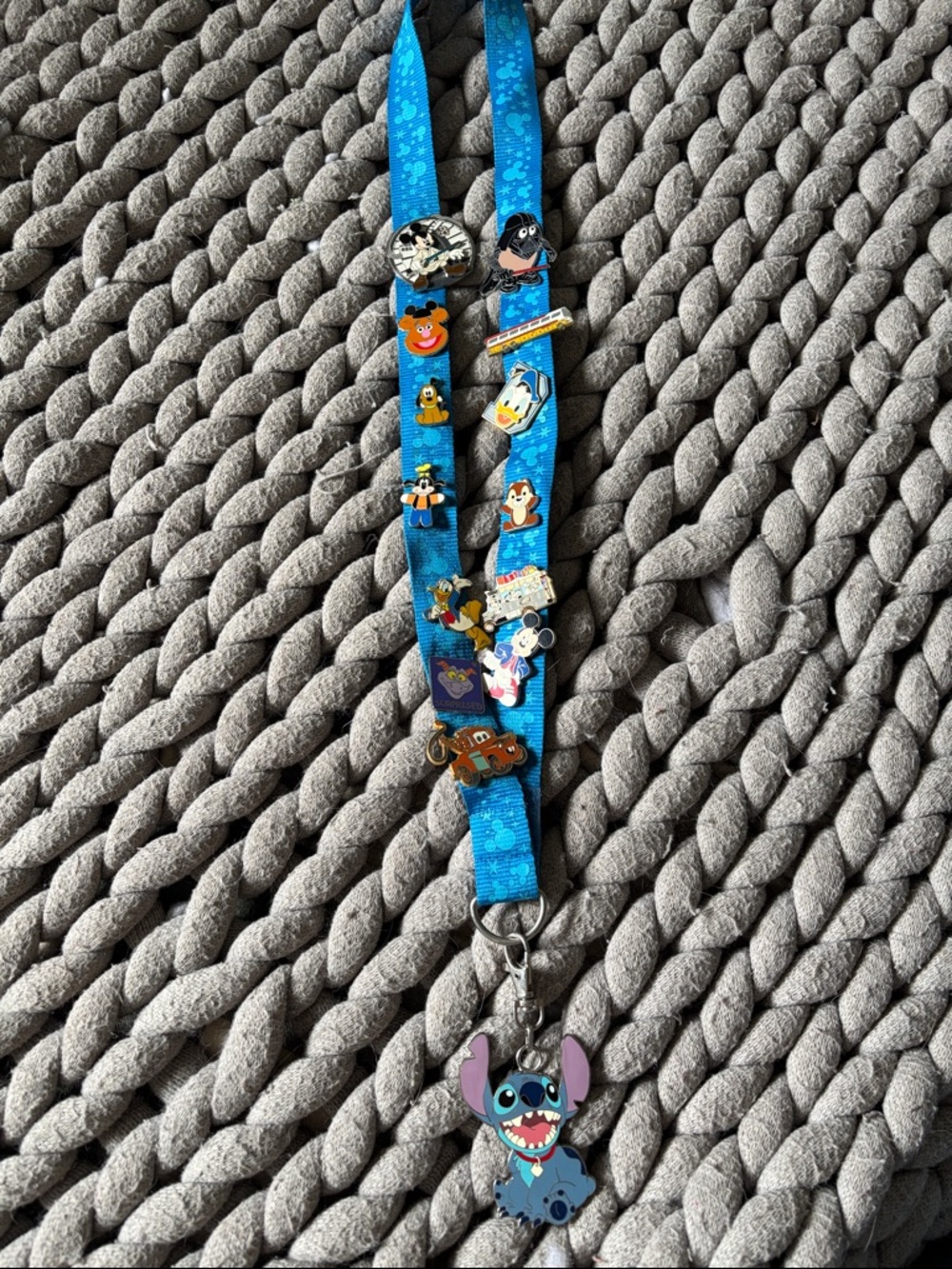 Disney World / Disney Land Trading Pins and Lanyard